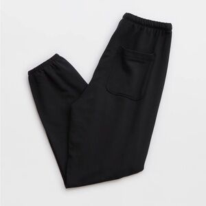Aerie OTT Fleece Joggers Black, size XS, like new!